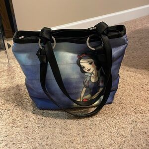 Harvey’s X Disney seatbelt tote with Snow White/Evil Queen